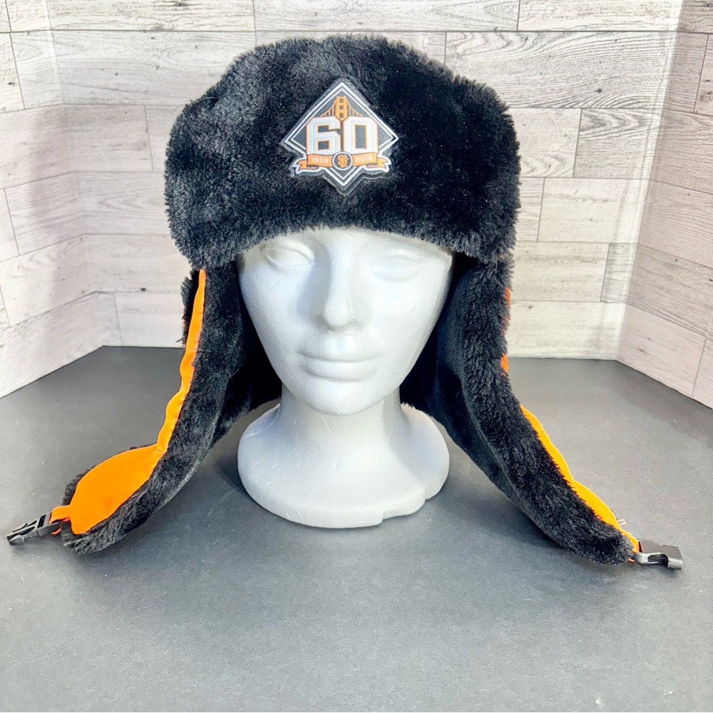 San Francisco Giants "Beat LA" River Rock Casino promo Russian style beanie‎ MLB